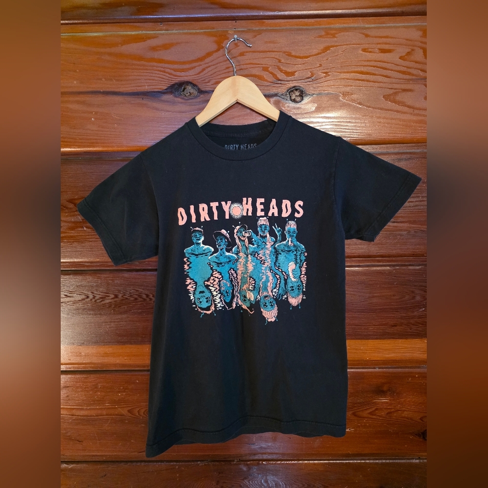 DIRTY HEADS TOUR Alien Rasta Reggae Black 2021 T-shirt SIZE SMALL